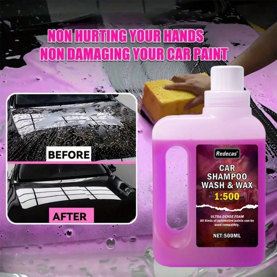 500ml różowego piankowego mydł – Car Wax Ceramic Coating recenzja i cena